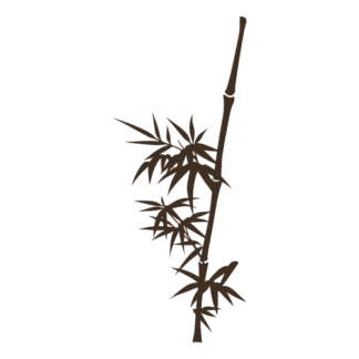Bamboo Stick Decal (Brown)